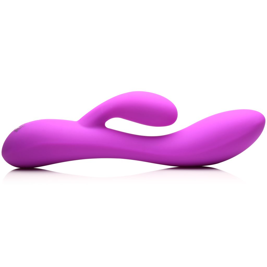 10x Flexible Silicone Rabbit Vibrator - Purple