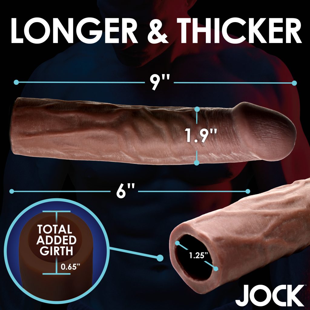 Extra Long 3 Inch Penis Extension - Dark