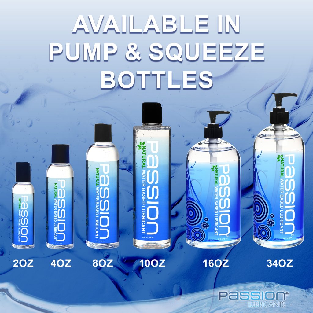 Passion Natural Water-based Lubricant - 10 Oz
