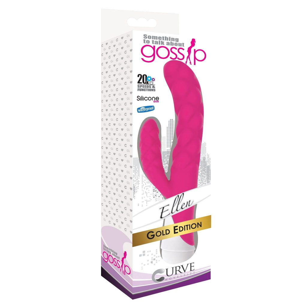 Ellen 20x Silicone Vibrator * Pink