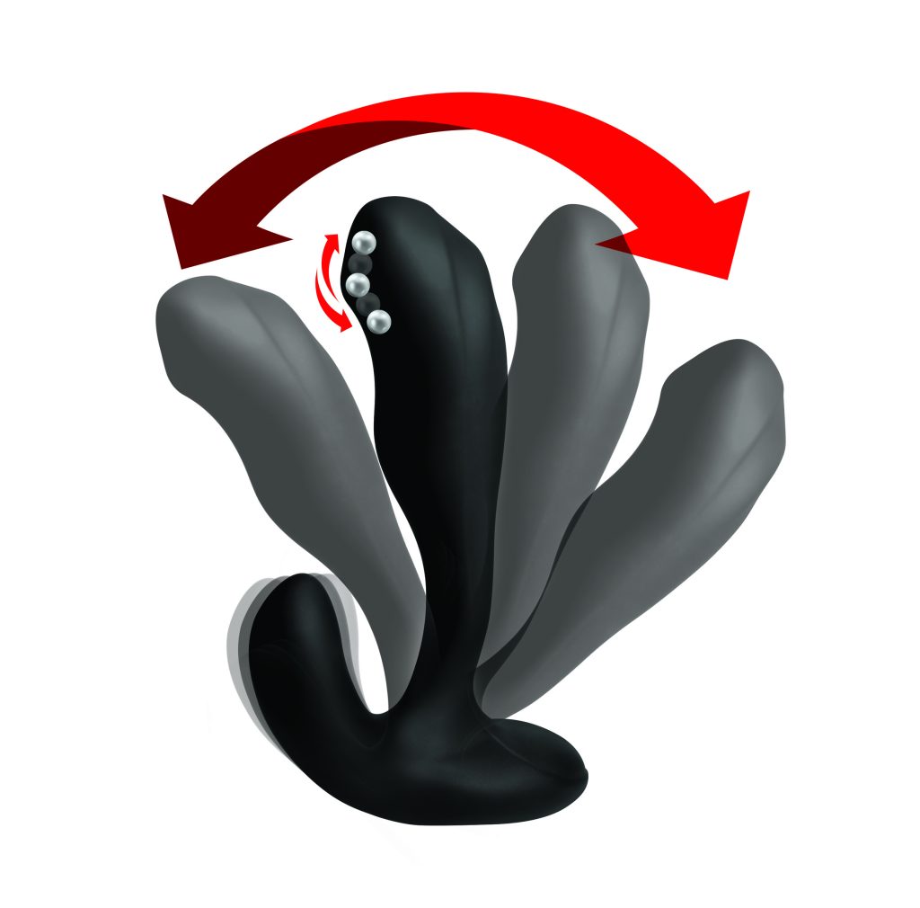 7x Bendable Prostate Stimulator With Stroking Bead