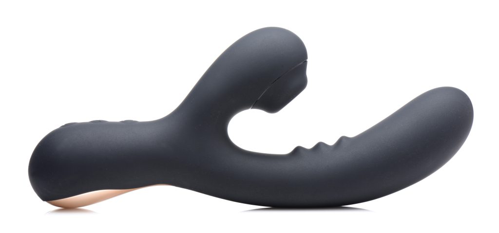 8x Silicone Suction Rabbit - Black