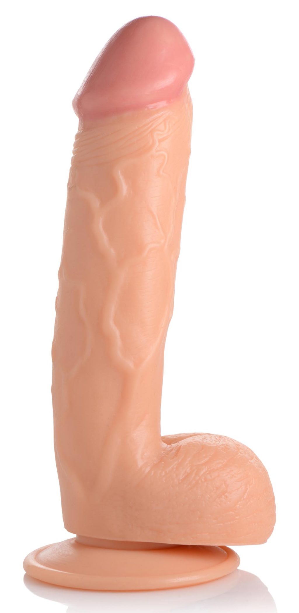 8.25 Inch Dildo With Balls - Light