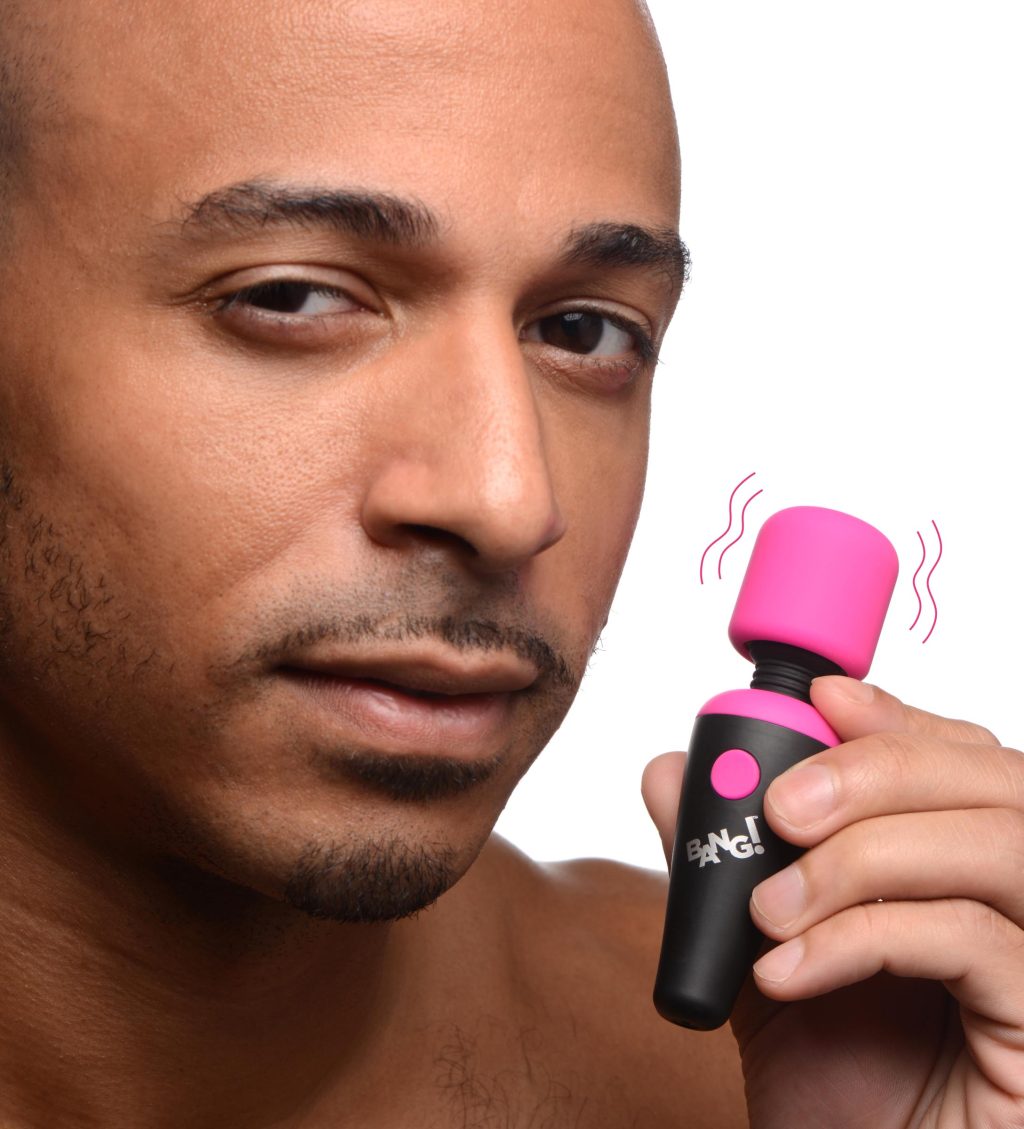 10x Ultra Powerful Silicone Mini Wand - Pink