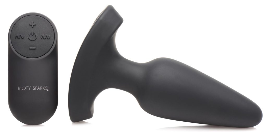 28x Laser Fuck Me Silicone Anal Plug With Remote Control - Medium
