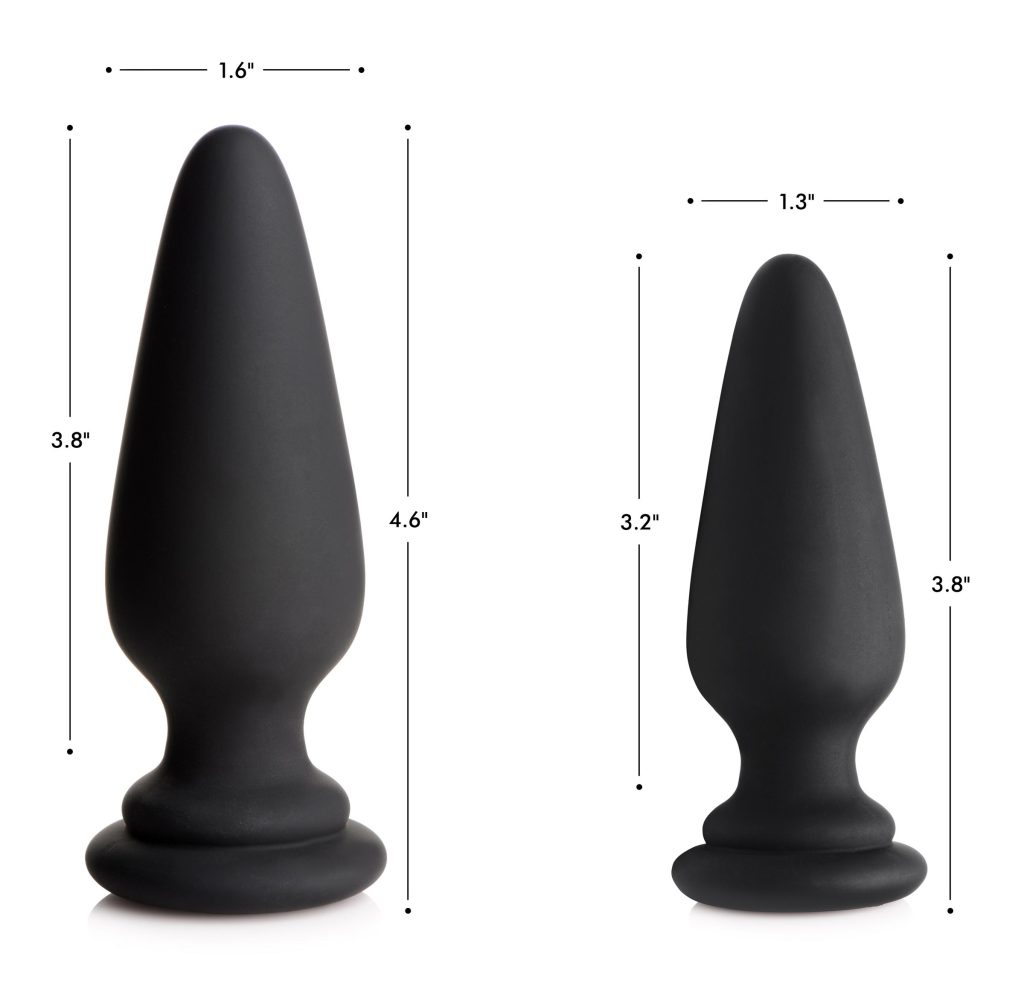 Small Anal Plug With Interchangeable Fox Tail - Rainbow