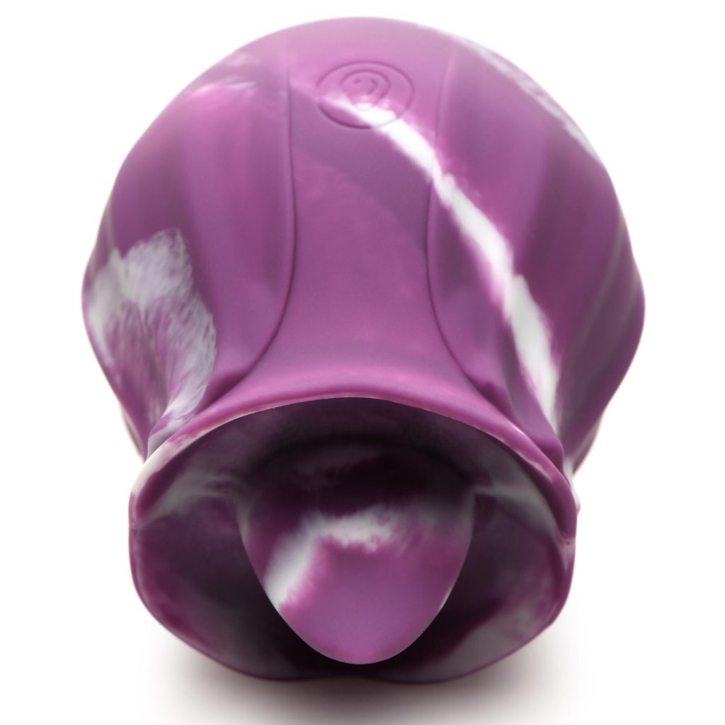 10x Purple Twirl Silicone Licking Rose