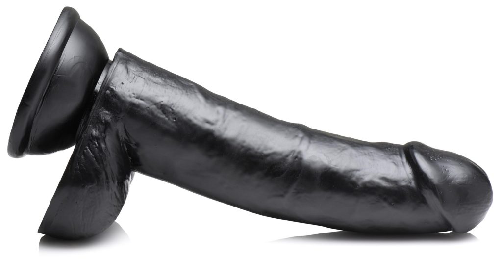 Jock 8 Inch Dong With Balls Black