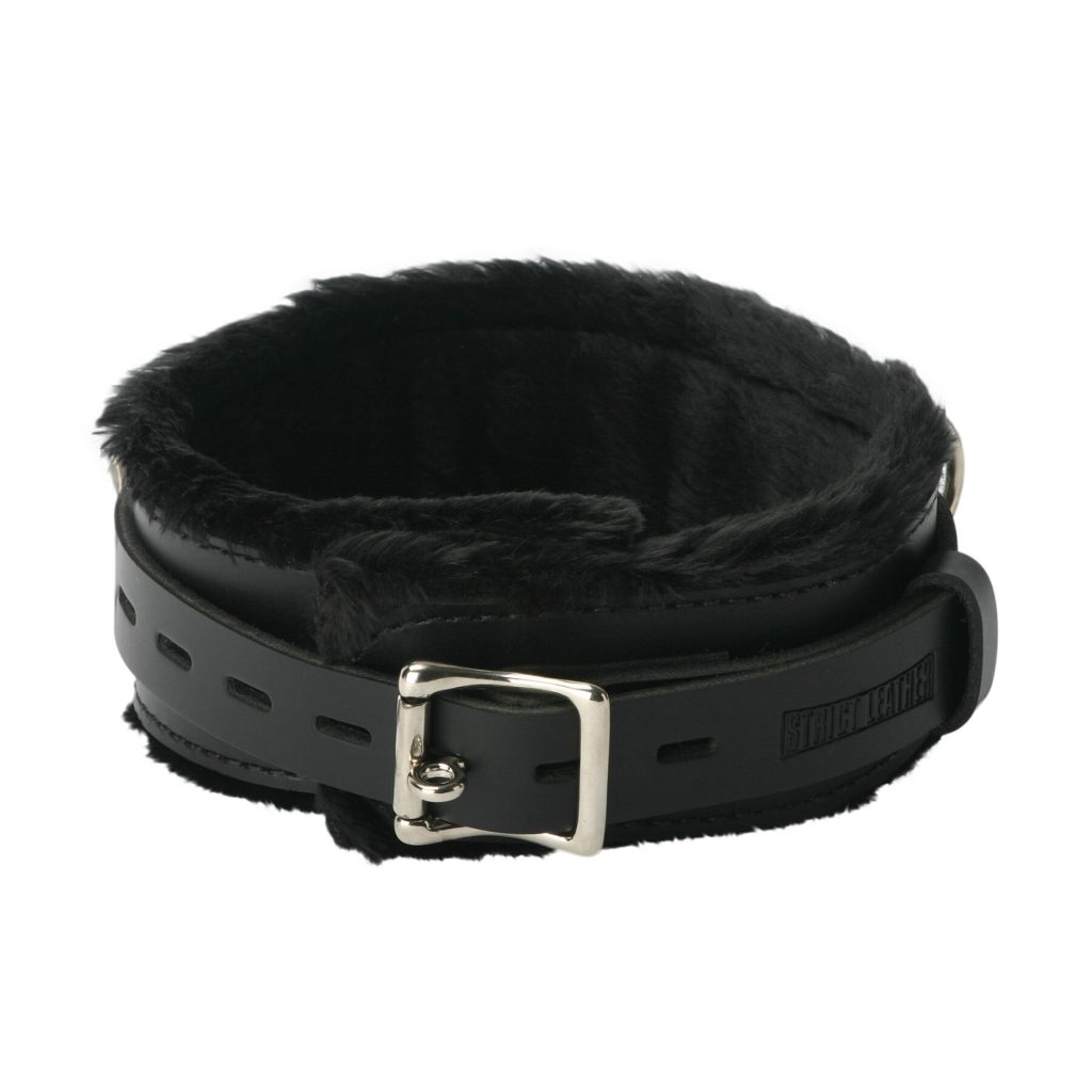 Strict Leather Premium Fur Lined Locking Collar- Xl