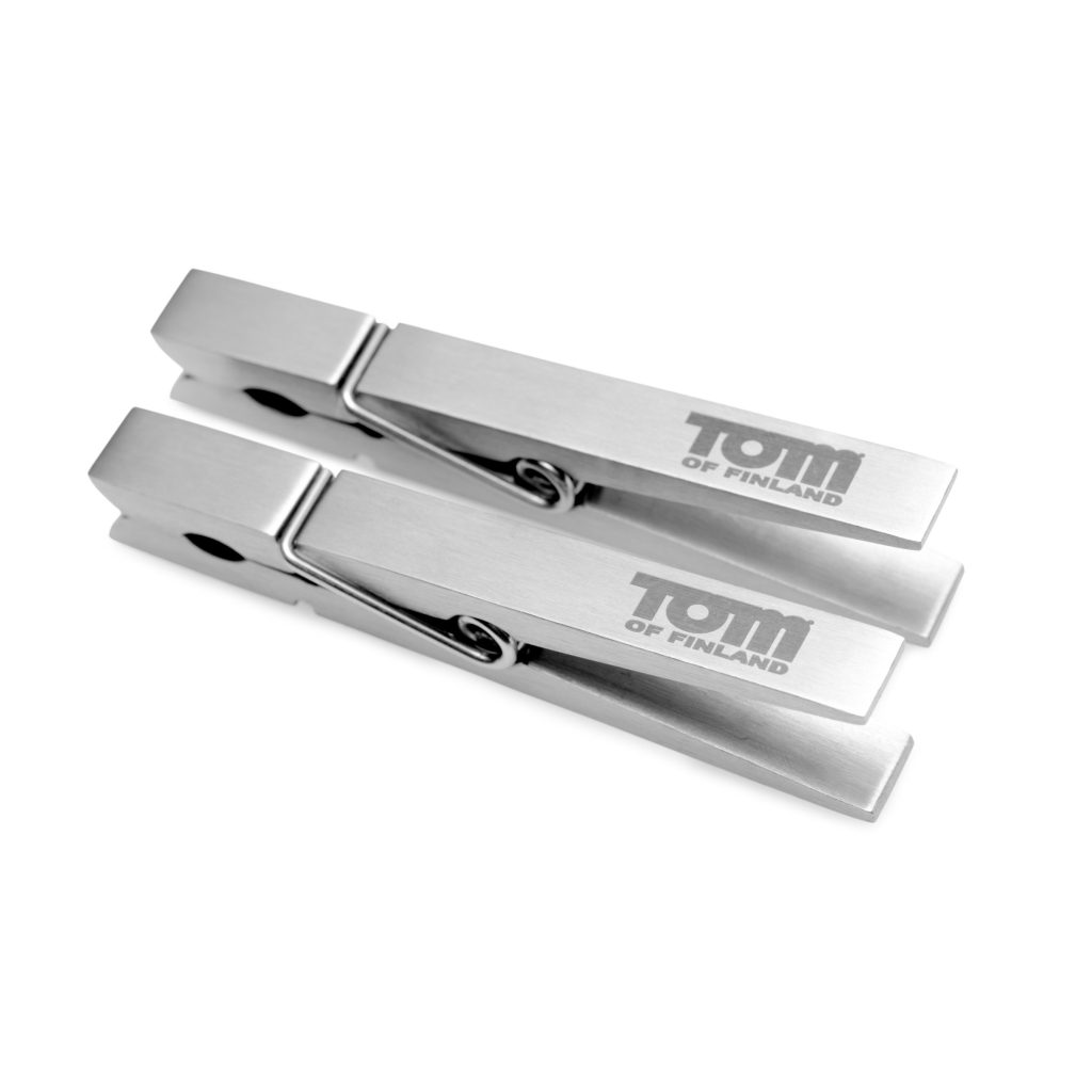 Tom Of Finland Bros Pin Stainless Steel Nipple Clamps
