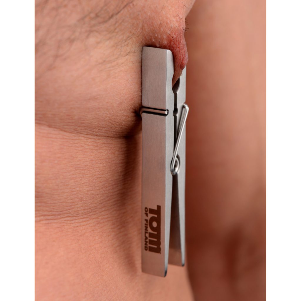 Tom Of Finland Bros Pin Stainless Steel Nipple Clamps