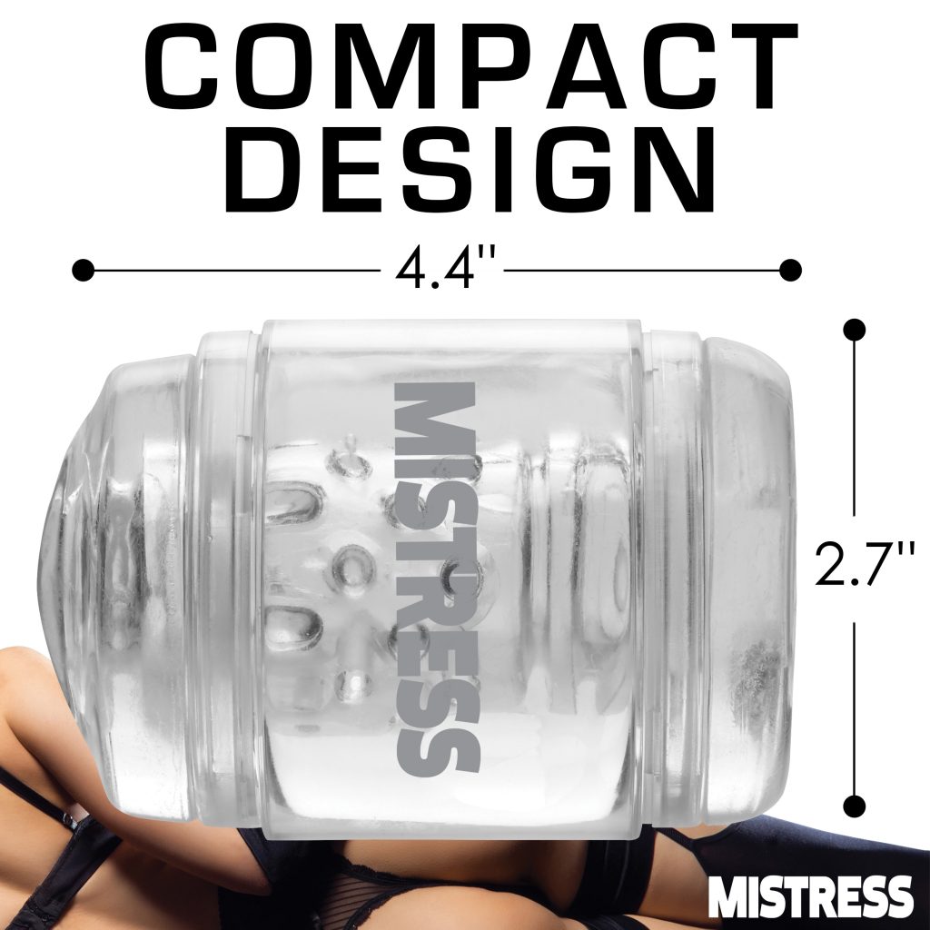 Double Shot Pussy And Ass Stroker - Clear