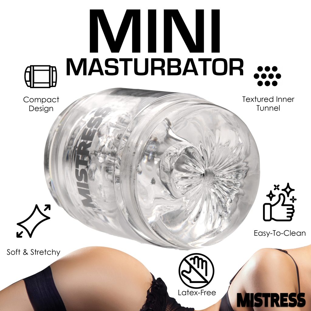 Double Shot Pussy And Ass Stroker - Clear