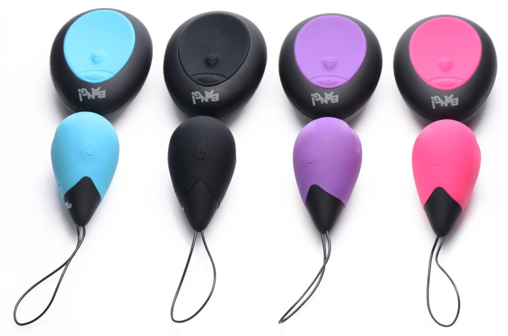 10x Silicone Vibrating Egg - Purple